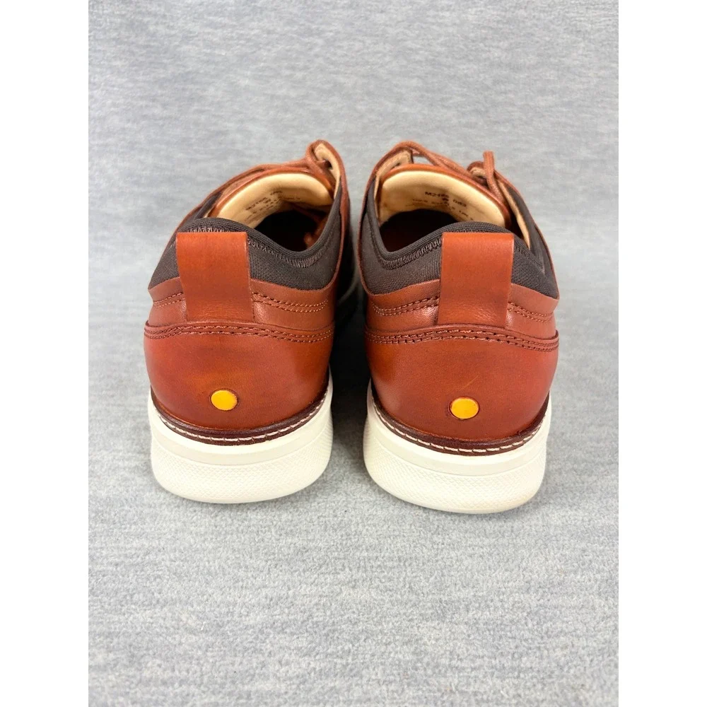 Samuel Hubbard Rafael Lace Up Shoes Mens 8 W Brown Tan Leather Oxfords Comfort